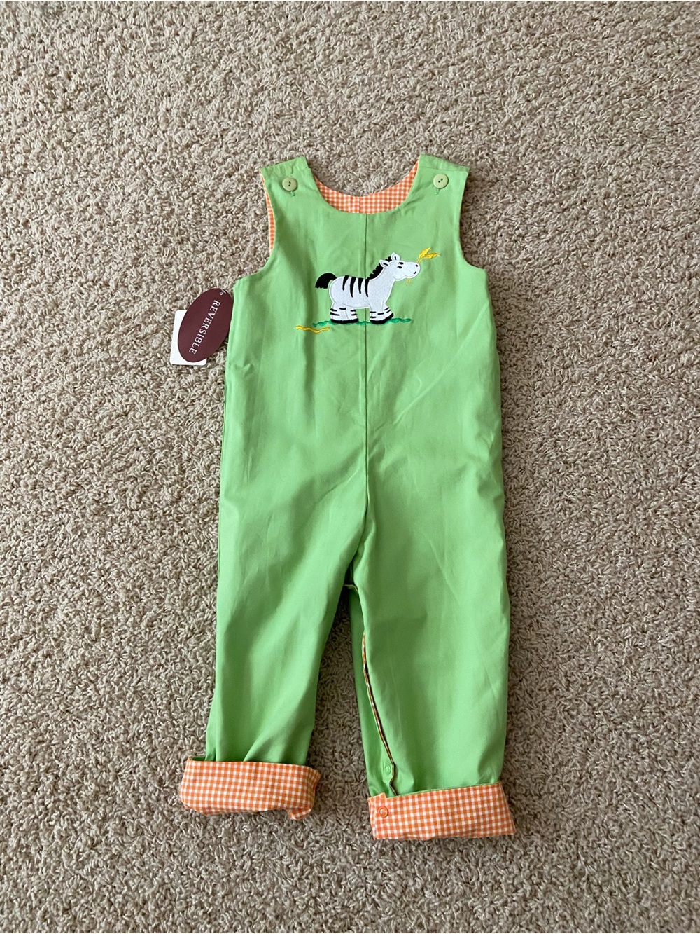 New Boys mulberry street Halloween Spider/Zebra 4t reversible longall